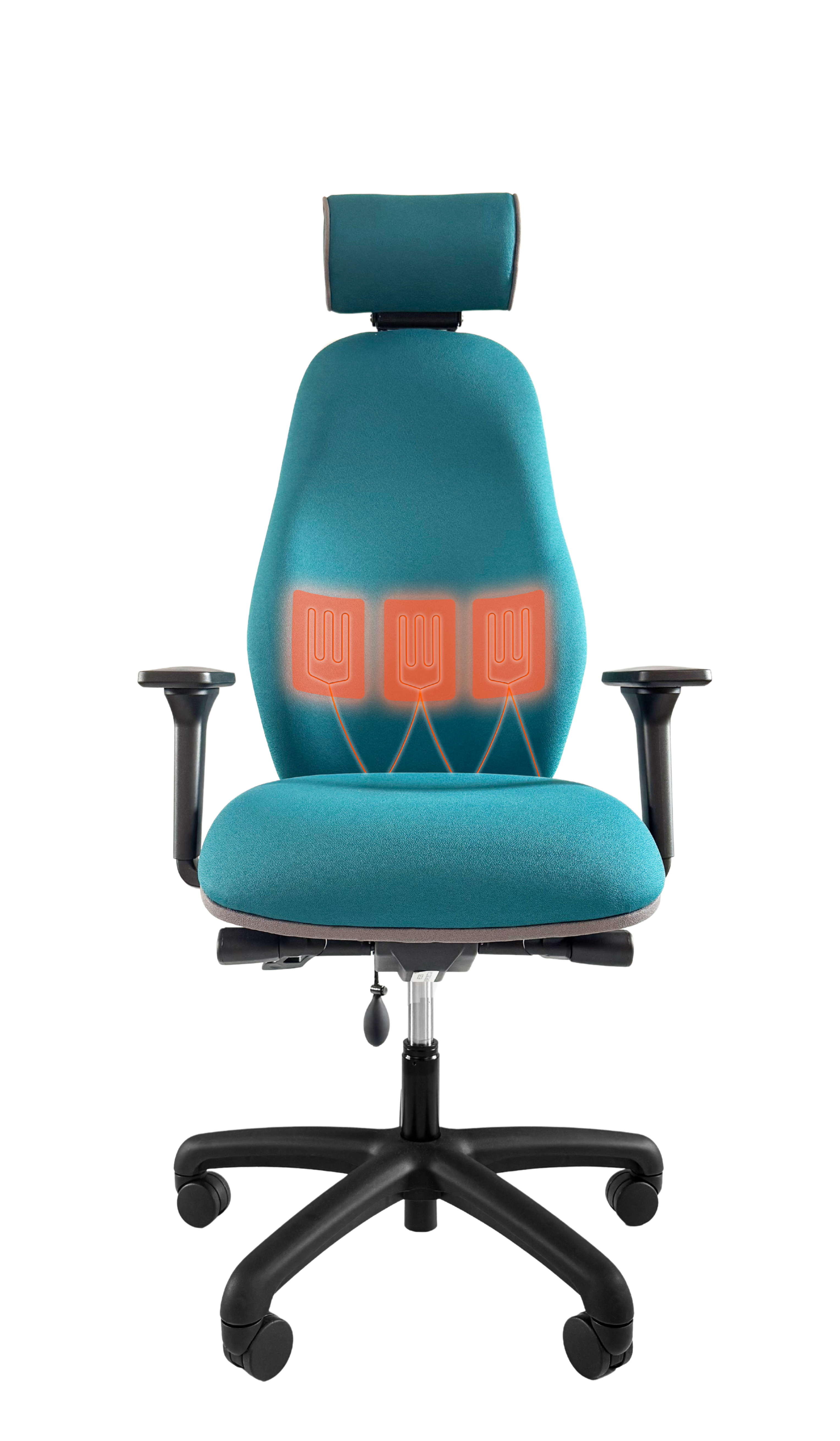 Hetleys Good Posture Thermal Support chair with heated backrest
